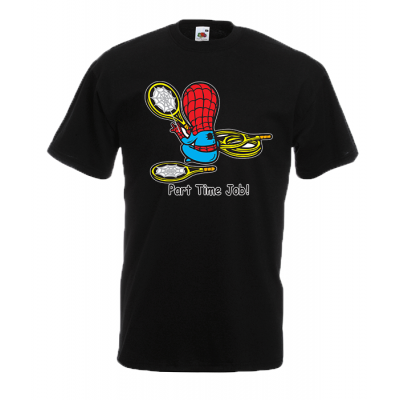 Part Time Job Spiderman T-Shirt with print