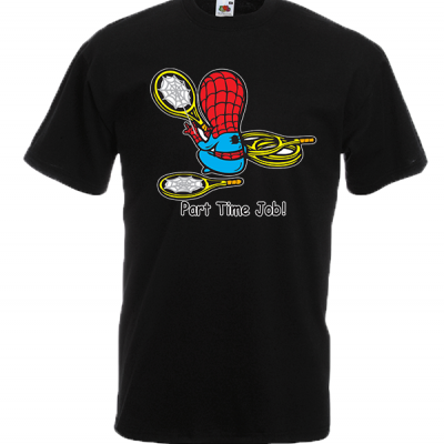 Part Time Job Spiderman T-Shirt with print