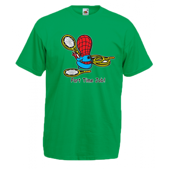 Part Time Job Spiderman T-Shirt with print