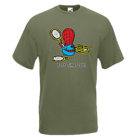 Part Time Job Spiderman T-Shirt with print