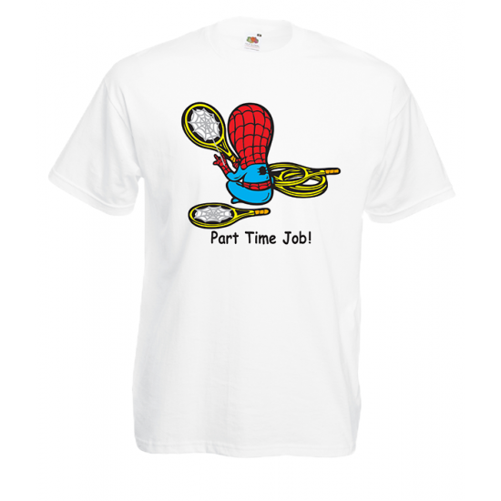Part Time Job Spiderman T-Shirt with print