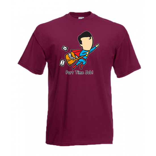 Part Time Job Superman T-Shirt with print