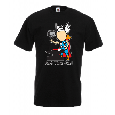 Part Time Job Thor T-Shirt with print