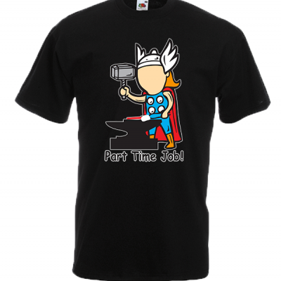 Part Time Job Thor T-Shirt with print