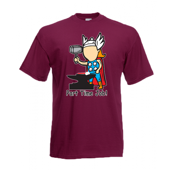 Part Time Job Thor T-Shirt with print