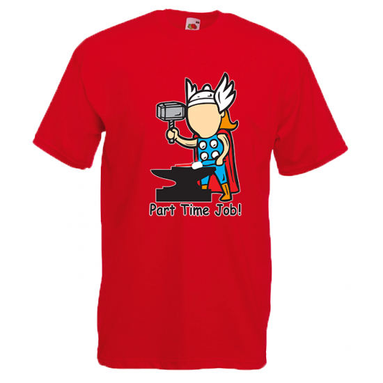 Part Time Job Thor T-Shirt with print