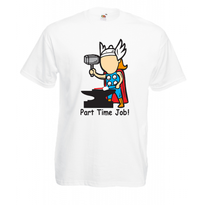 Part Time Job Thor T-Shirt with print