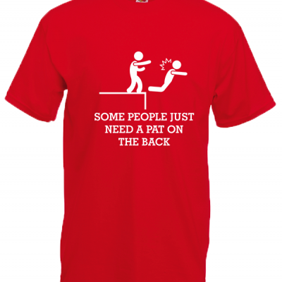 Pat On The Back T-Shirt with print
