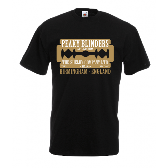 Peaky Blinders Gold T-Shirt with print