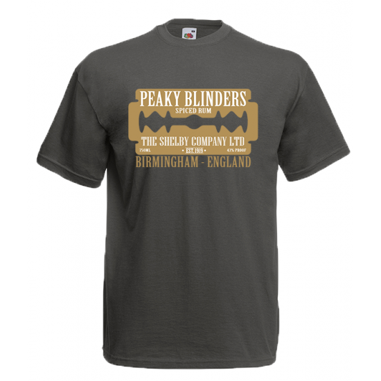 Peaky Blinders Gold T-Shirt with print