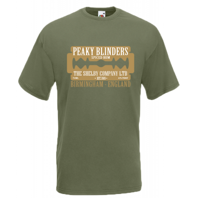 Peaky Blinders Gold T-Shirt with print
