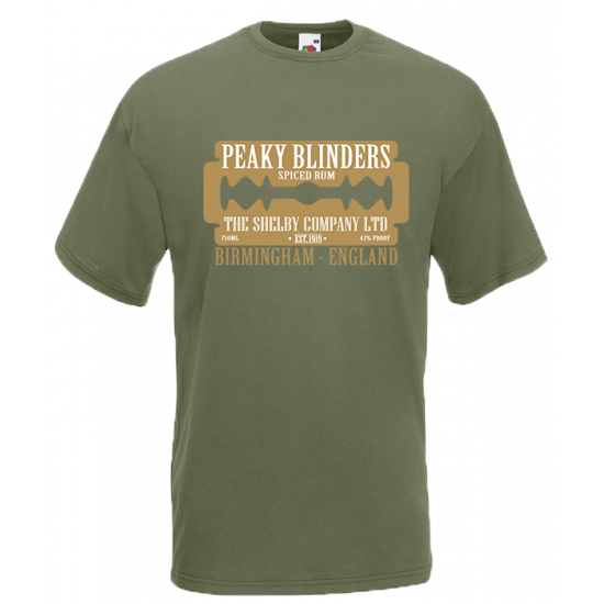 Peaky Blinders Gold T-Shirt with print