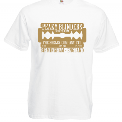 Peaky Blinders Gold T-Shirt with print