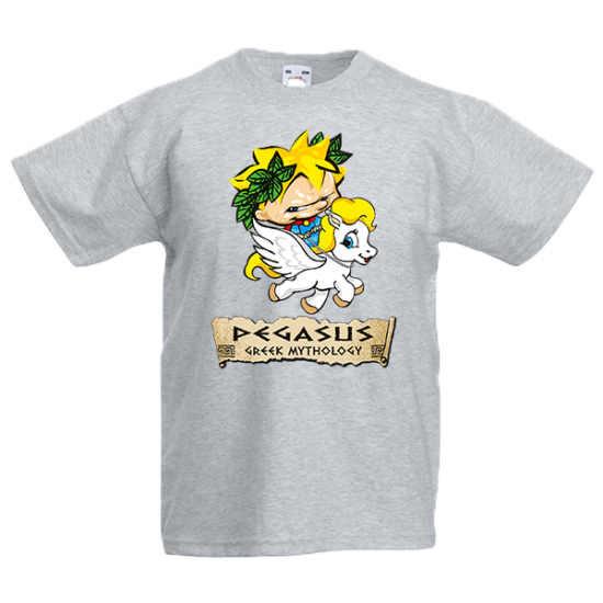 T-Shirt with print Pegasus Logo Kids-A5125