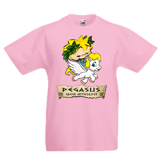 T-Shirt with print Pegasus Logo Kids-A5125
