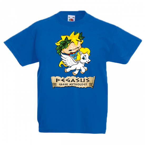 T-Shirt with print Pegasus Logo Kids-A5125