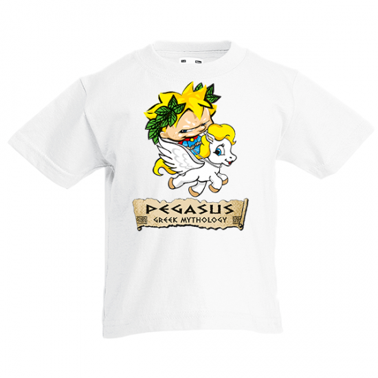 T-Shirt with print Pegasus Logo Kids-A5125