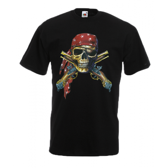 Pirate Skull T-Shirt with print