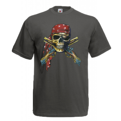 Pirate Skull T-Shirt with print
