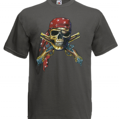 Pirate Skull T-Shirt with print