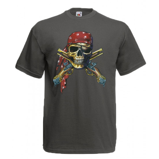 Pirate Skull T-Shirt with print