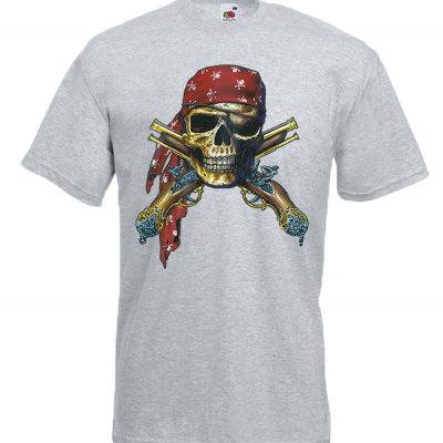 Pirate Skull T-Shirt with print