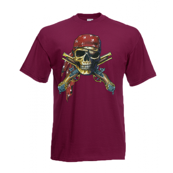 Pirate Skull T-Shirt with print