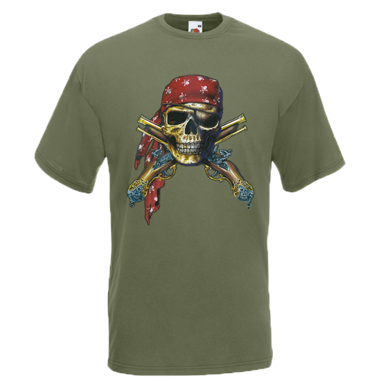 Pirate Skull T-Shirt with print