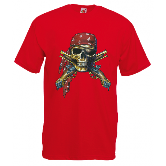 Pirate Skull T-Shirt with print