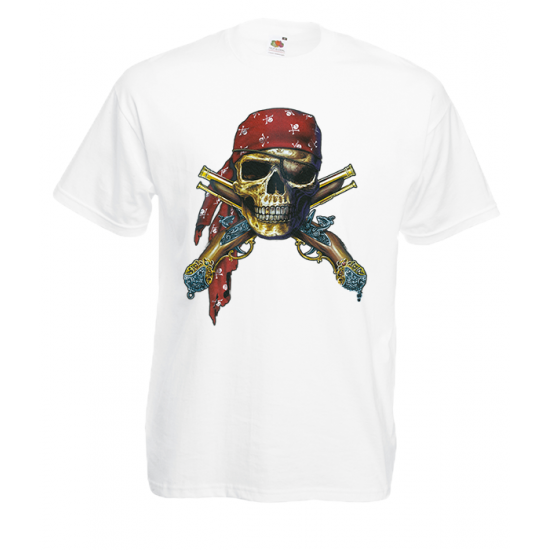 Pirate Skull T-Shirt with print