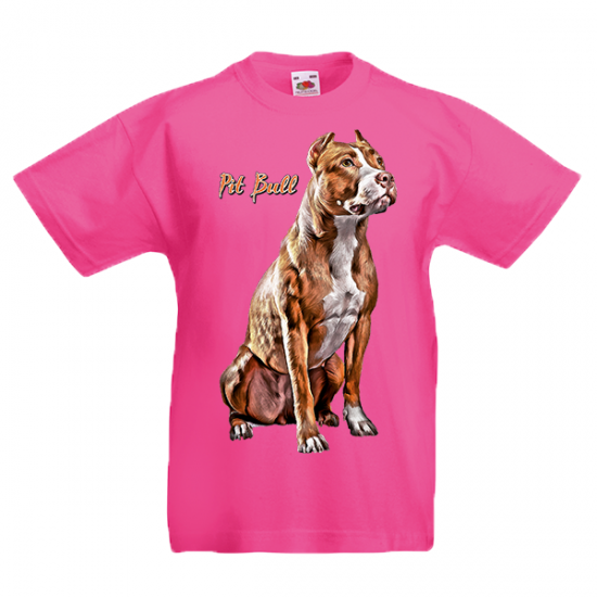 T-Shirt with print Pit Bull-A9084