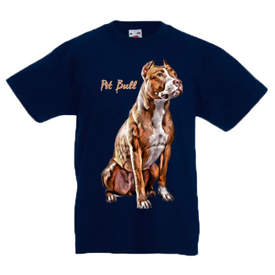 T-Shirt with print Pit Bull-A9084