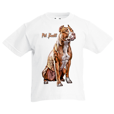  Pit Bull Kids T-shirt με στάμπα