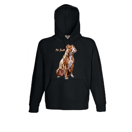 Φούτερ με στάμπα Pitt Bull Dog-A9084