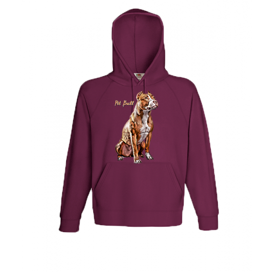 Φούτερ με στάμπα Pitt Bull Dog-A9084