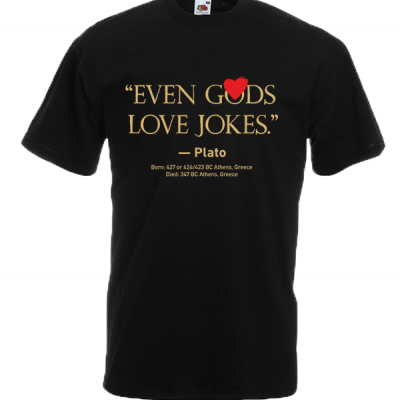 Plato Jokes T-Shirt with print