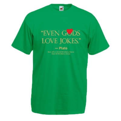 Plato Jokes T-Shirt with print