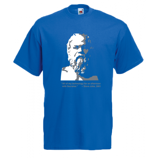 Plato vs Jobs T-Shirt with print