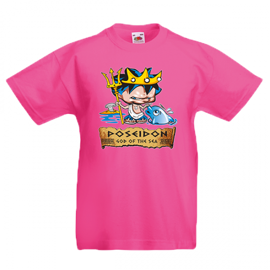 T-Shirt with print Poseidon Kids-1978
