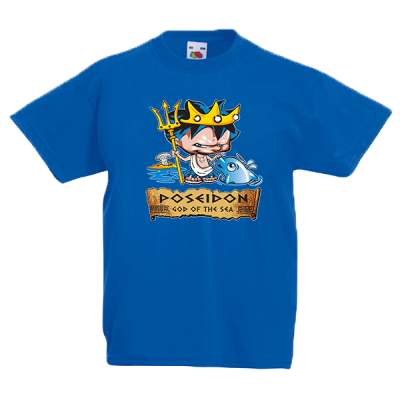 Poseidon Kids T-Shirt with print