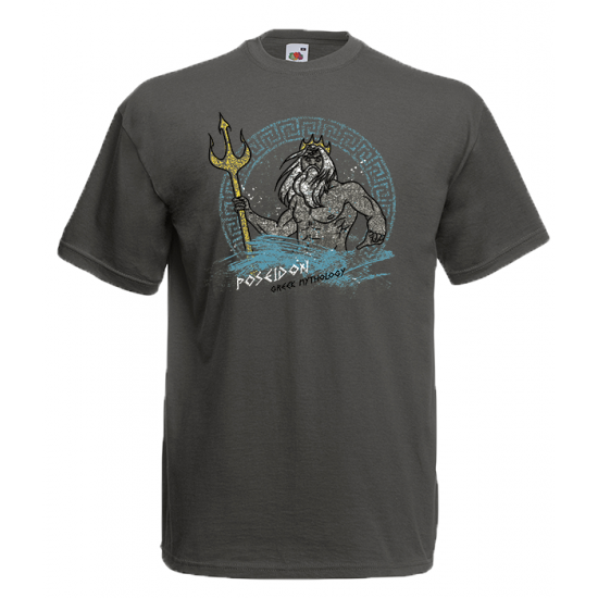 Poseidon Greek Mythology T-Shirt with print