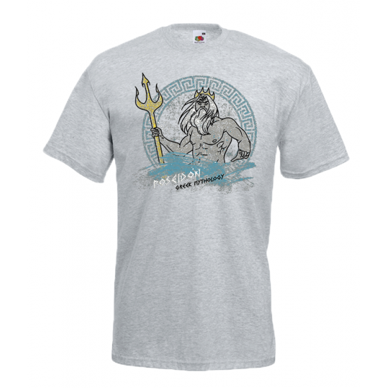 Poseidon Greek Mythology T-Shirt with print