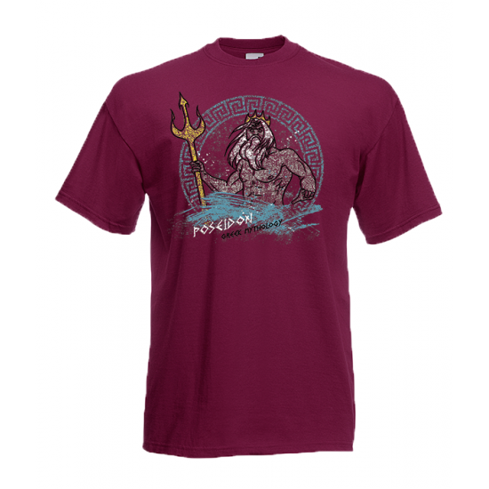 Poseidon Greek Mythology T-Shirt with print