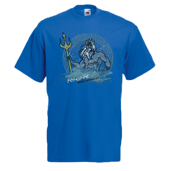 Poseidon Greek Mythology T-Shirt with print