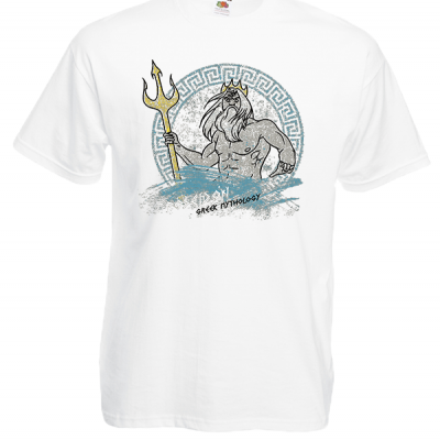 Poseidon Greek Mythology T-Shirt with print
