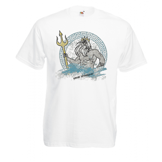 Poseidon Greek Mythology T-Shirt with print