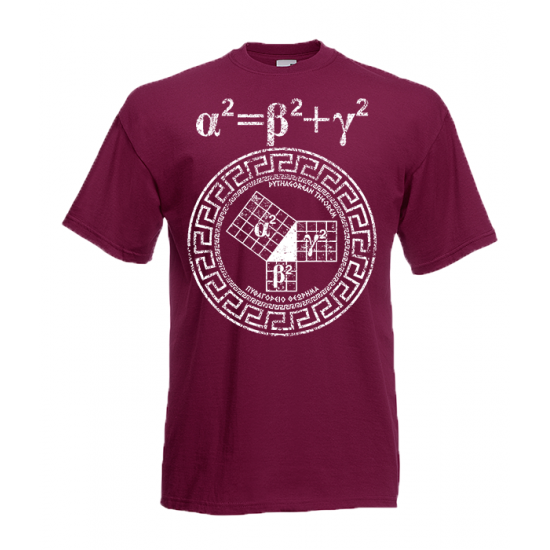 Pythagorean Theorem T-Shirt with print