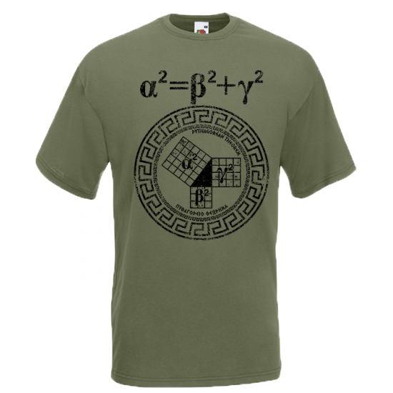 Pythagorean Theorem T-Shirt with print