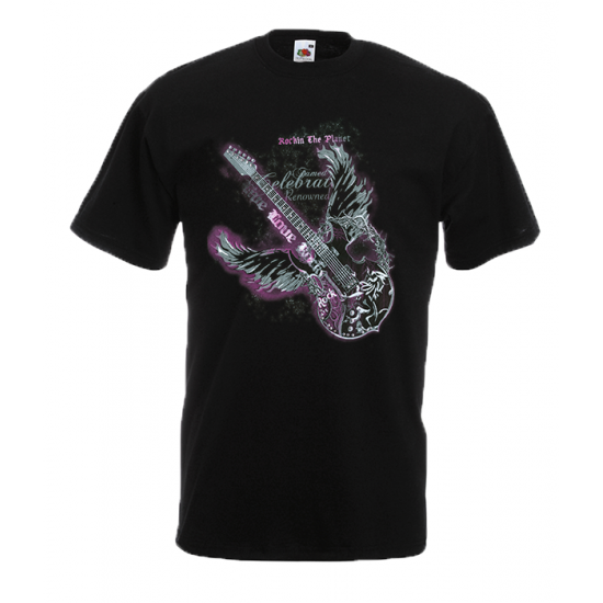 Rockin The Planet T-shirt με στάμπα 