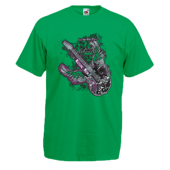 Rockin The Planet T-shirt με στάμπα 